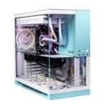 Skytech Aqua Gaming PC Desktop AMD Ryzen 7 7800X3D AMD Radeon RX 9070 XT 1TB Gen4 NVMe SSD 32GB DDR5 RAM, AIO Liquid Cooling Windows 11