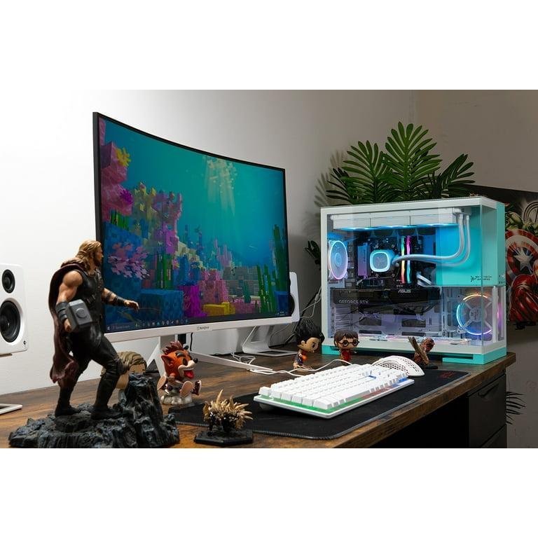 Skytech Aqua Gaming PC Desktop AMD Ryzen 7 7800X3D AMD Radeon RX 9070 XT 1TB Gen4 NVMe SSD 32GB DDR5 RAM, AIO Liquid Cooling Windows 11 - Image 7