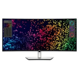 Dell UltraSharp U4025QW 40-Inch Curved Thunderbolt Hub Monitor with 5K Display, Height-Adjustable Stand, and Built-In Ambient Light Sensor (Silver)