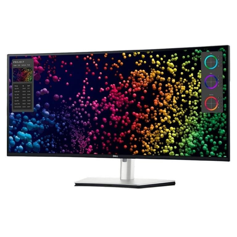 Dell UltraSharp U4025QW 40-Inch Curved Thunderbolt Hub Monitor with 5K Display, Height-Adjustable Stand, and Built-In Ambient Light Sensor (Silver) - Image 2