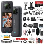 Insta360 X4 Waterproof 360 8K Action Camera New with 48MP Sensor + 50-in-1 Accessory Kit + More