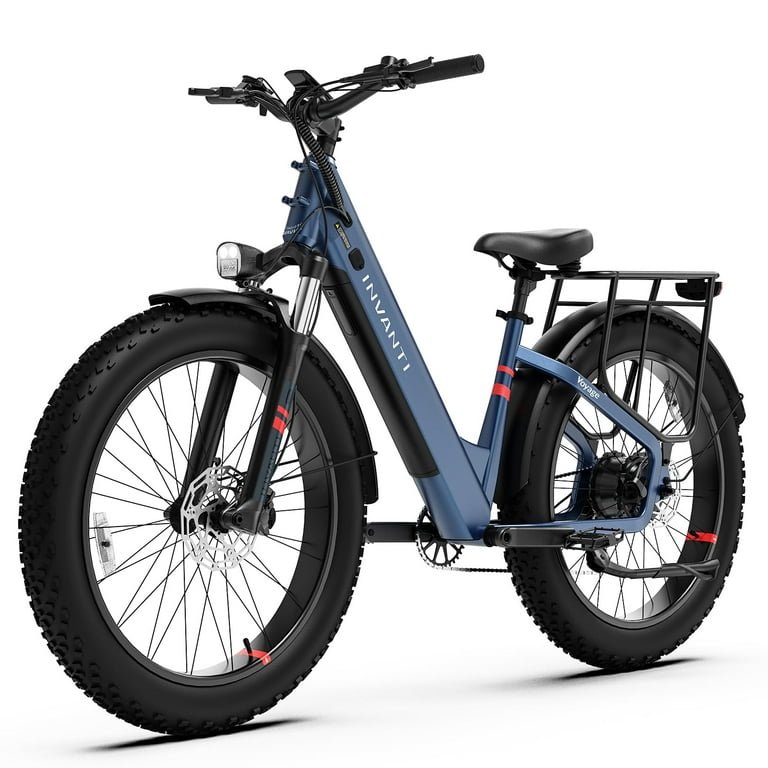 Electric Bike for Adults, 26" x 4” Fat Tire Electric Bicycle, 1500W Peak Motor 50 Miles, 48V 15.6Ah Removable Battery & 7 Speed Electric Mountain Bike with Rear Rack, UL2849 - Image 5