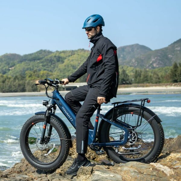 Electric Bike for Adults, 26" x 4” Fat Tire Electric Bicycle, 1500W Peak Motor 50 Miles, 48V 15.6Ah Removable Battery & 7 Speed Electric Mountain Bike with Rear Rack, UL2849 - Image 4