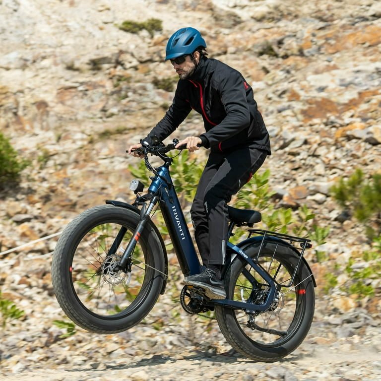 Electric Bike for Adults, 26" x 4” Fat Tire Electric Bicycle, 1500W Peak Motor 50 Miles, 48V 15.6Ah Removable Battery & 7 Speed Electric Mountain Bike with Rear Rack, UL2849 - Image 2