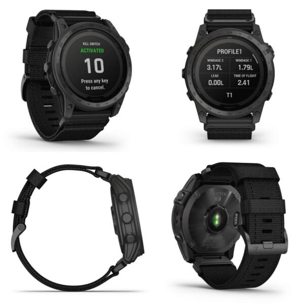GARMIN Tactix 7 Pro Ballistics GPS Smartwatch with Nylon Band (010-02704-20) - Image 5