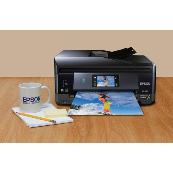 Epson Expression Premium XP-830 All-In-One Wireless Color Photo Printer with Scanner, Copier and Fax - Image 4