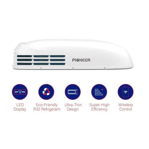 RV Air Conditioner Heat Pump, 115V 13,500 BTU Full Inverter Rooftop - Image 2
