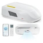 FOGATTI InstaCool Ultra RV Rooftop Air Conditioner 15000 BTU Heat Pump, with Smart Control ADB Supports Wifi and Remote Control, R32 Refrigerant RV AC