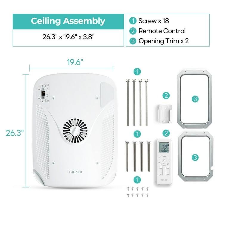 FOGATTI InstaCool Ultra RV Rooftop Air Conditioner 15000 BTU Heat Pump, with Smart Control ADB Supports Wifi and Remote Control, R32 Refrigerant RV AC - Image 3