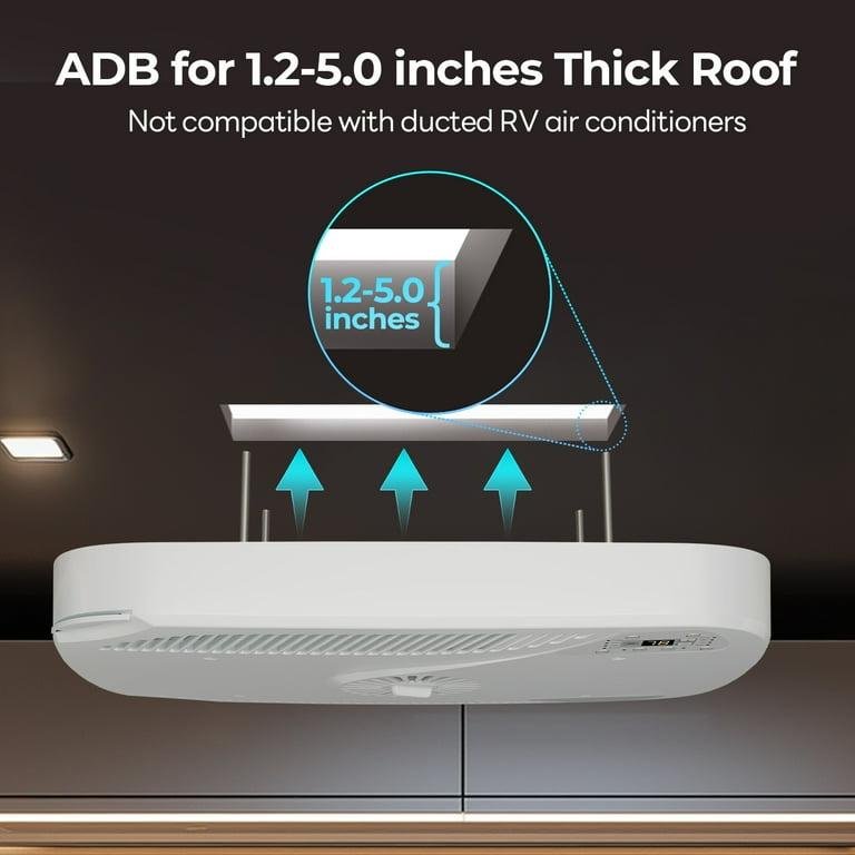 FOGATTI InstaCool Ultra RV Rooftop Air Conditioner 15000 BTU Heat Pump, with Smart Control ADB Supports Wifi and Remote Control, R32 Refrigerant RV AC - Image 2