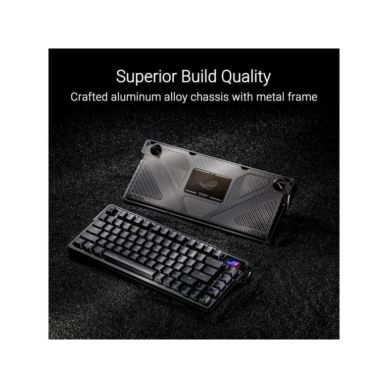 ASUS ROG Azoth Extreme 75 Custom Gaming Keyboard, Aluminum Chassis, Carbon Fiber Positioning Plate, Adjustable Gasket Mount - Image 10