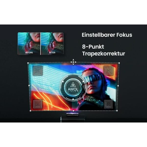 AWOL Vision LTV-3000 Pro 4K Ultra Short Throw Triple Laser Projector, 0.25:1 ratio - Image 15