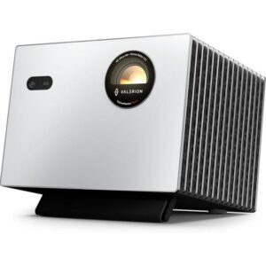 Valerion StreamMaster Plus2 Triple Laser Projector, 2X Faster Performance, 4ms Lag-Free Gaming, IMAX, Google TV, HDR10+, Al 4K UHD, with Smart Google Home & Apple Homekit, Dolby Vision&Atmos