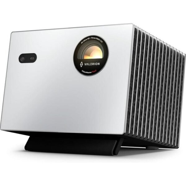 Valerion StreamMaster Plus2 Triple Laser Projector, 2X Faster Performance, 4ms Lag-Free Gaming, IMAX, Google TV, HDR10+, Al 4K UHD, with Smart Google Home & Apple Homekit, Dolby Vision&Atmos