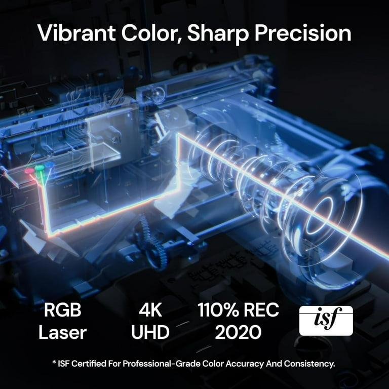 Valerion StreamMaster Plus2 Triple Laser Projector, 2X Faster Performance, 4ms Lag-Free Gaming, IMAX, Google TV, HDR10+, Al 4K UHD, with Smart Google Home & Apple Homekit, Dolby Vision&Atmos - Image 8