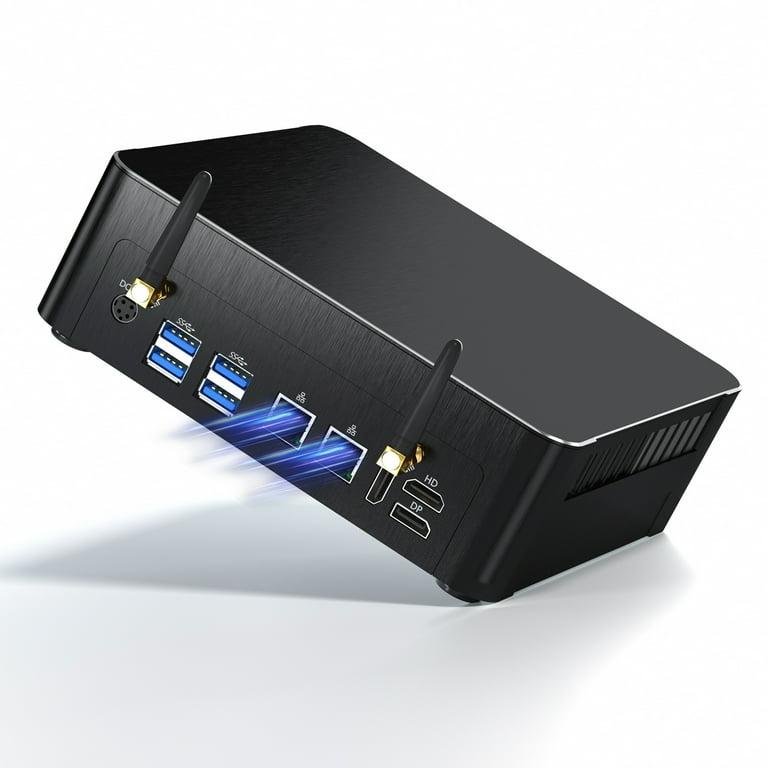 Mini PC i9, Kinupute Desktop Computer Core i9-9880H, TPM2.0, Windows 11 Pro, 32G DDR4, 1T PCIE3.0 NVME SSD, DP/HDMI/USB-C Port, 4K@60Hz, 2x2.5G RJ45 LAN, WiFi 6E/BT5.3, Support 4G Module, HTPC