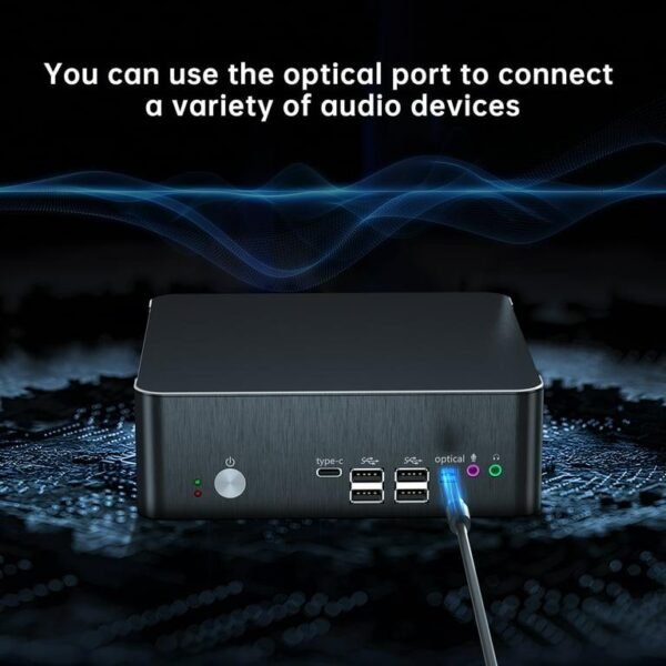 Mini PC i9, Kinupute Desktop Computer Core i9-9880H, TPM2.0, Windows 11 Pro, 32G DDR4, 1T PCIE3.0 NVME SSD, DP/HDMI/USB-C Port, 4K@60Hz, 2x2.5G RJ45 LAN, WiFi 6E/BT5.3, Support 4G Module, HTPC - Image 7