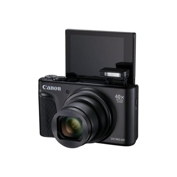 Canon SX740BK PowerShot SX740 HS Digital Camera - Black - Image 2