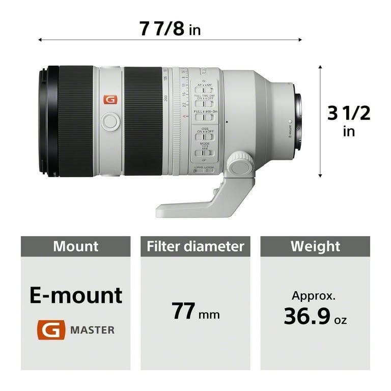 Sony FE 70-200mm F2.8 GM OSS II G Master Telephoto Zoom E-Mount Lens SEL70200GM2 - Image 3