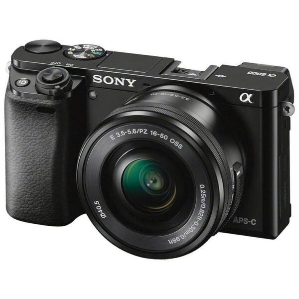 Sony Alpha a6000 Mirrorless Camera with 16-50mm and 55-210mm Lenses ILCE6000Y/B Starter Kit - Image 3