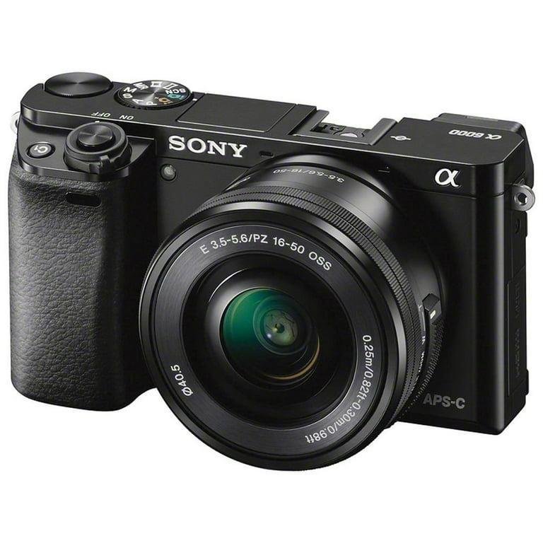 Sony Alpha a6000 Mirrorless Camera with 16-50mm and 55-210mm Lenses ILCE6000Y/B Starter Kit - Image 3
