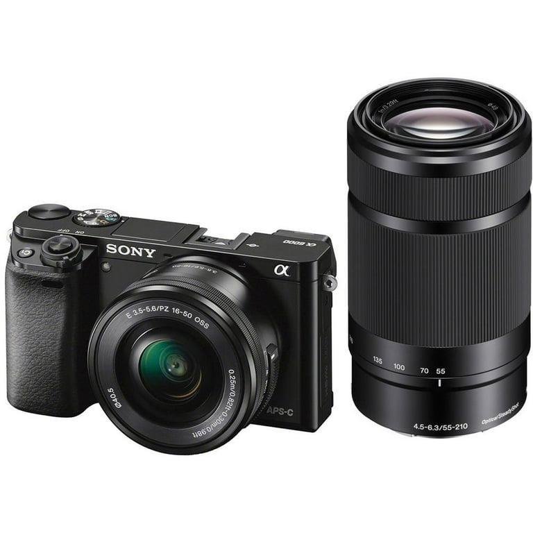 Sony Alpha a6000 Mirrorless Camera with 16-50mm and 55-210mm Lenses ILCE6000Y/B Starter Kit - Image 2
