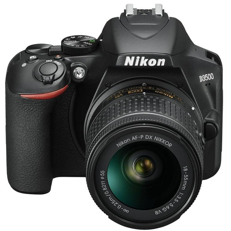 Nikon D3500 W/ AF-P DX Nikkor 18-55mm f/3.5-5.6G VR Black - Image 2