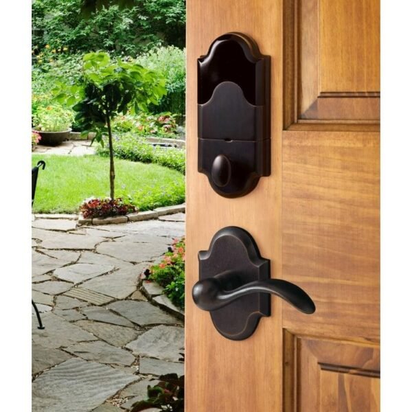 Baldwin 8252.Ac1 Boulder Keyless Entry Single Cylinder Electronic Deadbolt - Bronze - Image 4