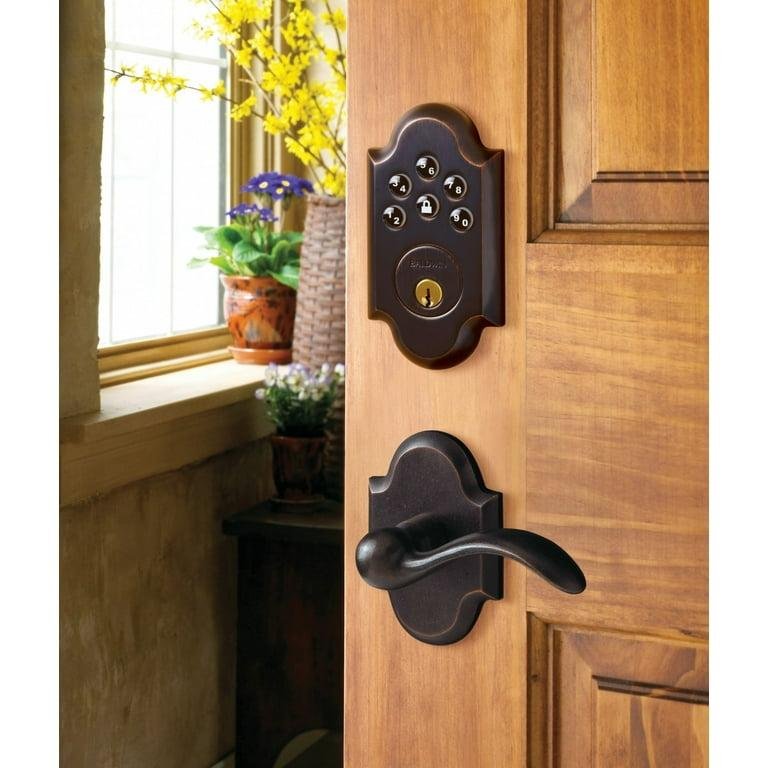 Baldwin 8252.Ac1 Boulder Keyless Entry Single Cylinder Electronic Deadbolt - Bronze - Image 3