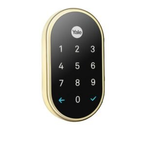 WhatsApp Image 2025-08-05 at 2.40.39 AM (1) Google Nest × Yale Lock (Polished Brass) with Nest Connect