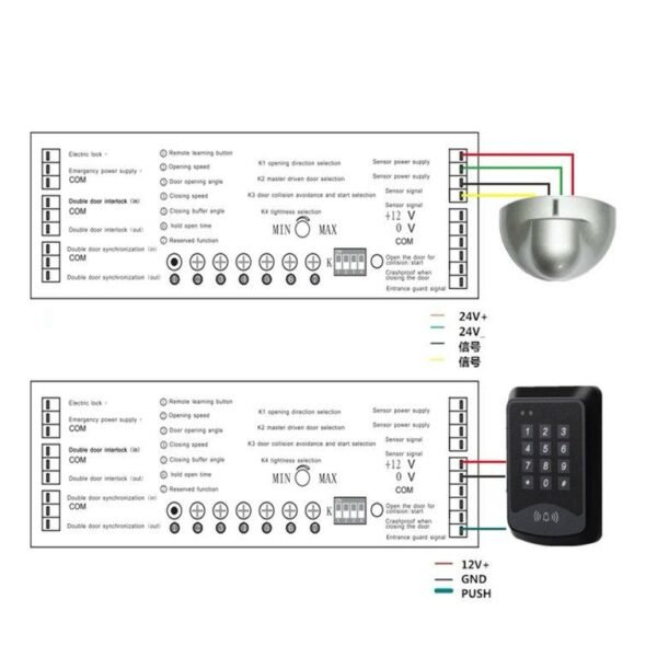 Automatic Swing Sliding Garage Gate Door Opener Door Operator Electric Door Closer With Remote Control Access Control - Image 2