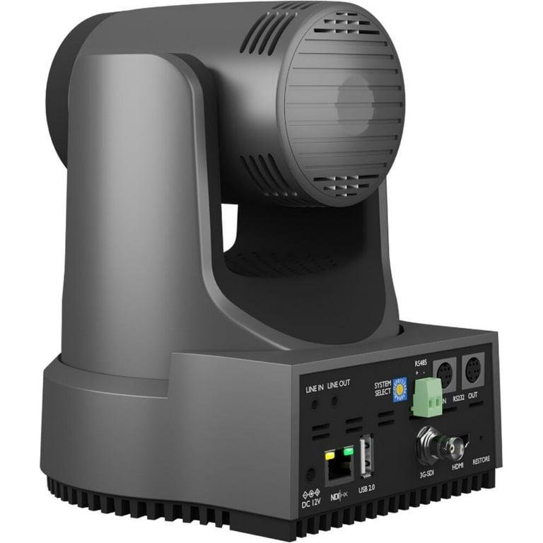 2 x PTZOptics Move 4K SDI/HDMI/USB/IP PTZ Camera with 12x Optical Zoom (Gray) (PT12X-4K-GY-G3) + 2 x Universal Wall Mount (Black) - Image 4