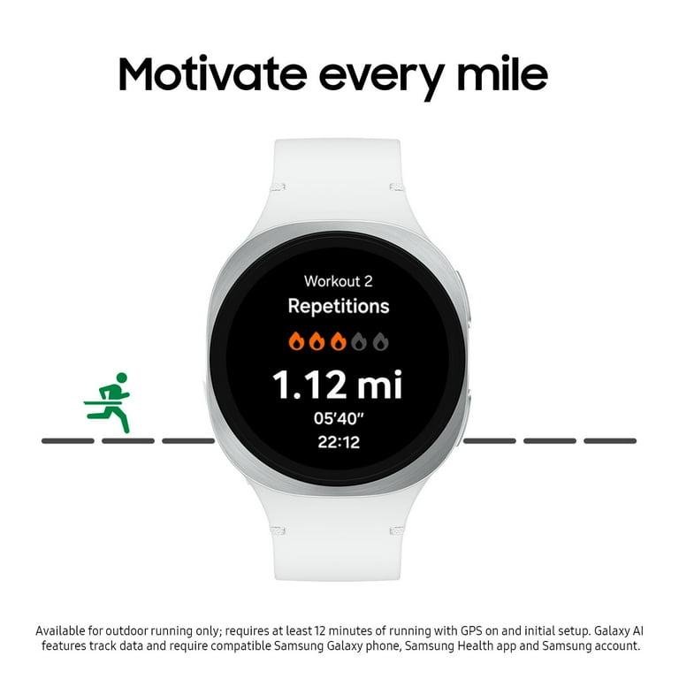Samsung Galaxy Watch8 40mm Bluetooth Smart Watch, Silver,White Band - Image 11