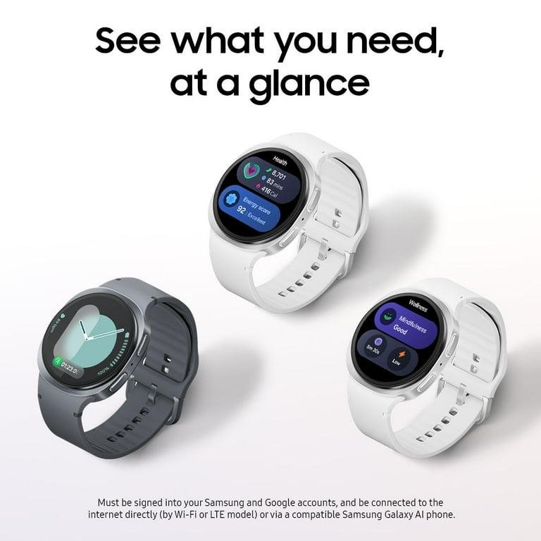Samsung Galaxy Watch8 40mm Bluetooth Smart Watch, Silver,White Band - Image 6