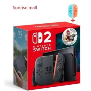 2025 Newest Nintendo Switchâ„¢ 2 + Mario Kartâ„¢ World Bundle with PTECH Silicone Controller Cover Skin