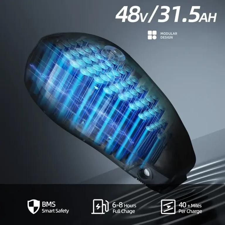 BIGNIU BG-X Electric Bike for Adults,740W Brushless Motor 48V 31.5Ah Up to 40 Miles E-Bike Front/Rear Turn Signal Dual Suspension Ebikes UL2849 - Image 3