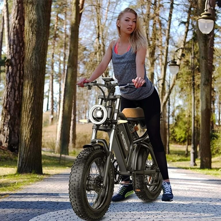 Electric Mountain Bike for Adults, 20" Fat Tire, 48V 15Ah Battery, 3000W Peak Dual Motor, 32MPH, UL2849 Certified Off-Road E-Bike - Image 3