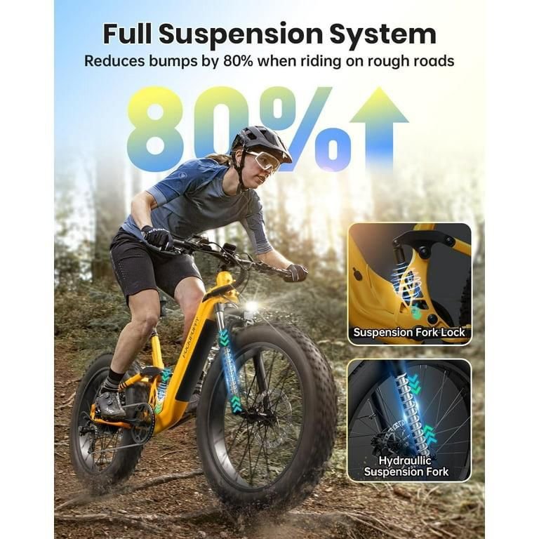 Puckipuppy Electric Bicyles,Peak 960W Electric Bike,26" Fat Tire E-Mountain Bikes,48V 20Ah Ebike for Adults,Boxer UL2849 - Image 6
